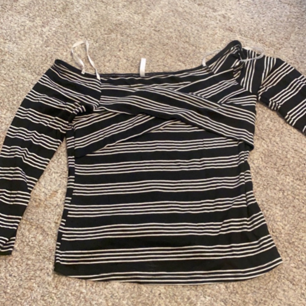 DNA Couture stripped shirt